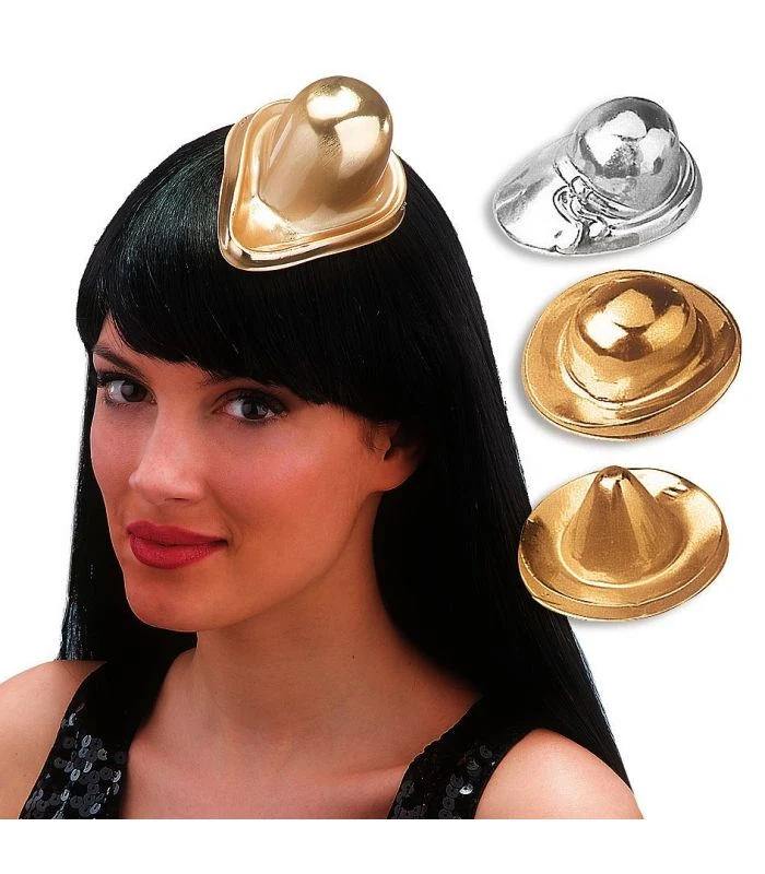 24 Cappelli Mignon Metallizzati In Plastica Diam. Cm. 12 Ca. Mod.e Col.ass. 3 24 Cappelli Mignon Metallizzati In Plastica Diam. Cm. 12 Ca. Mod.e Col.ass.