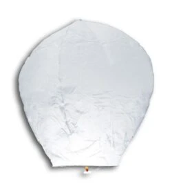 3 Mongolfiere Bianche H. Cm. 95 Ca.