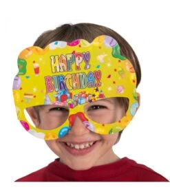 6 Mascherine HAPPY BIRTHDAY In Carta