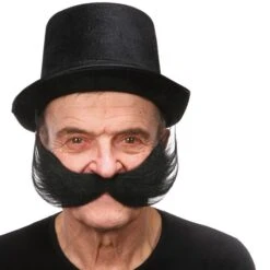 BAFFI A VENTAGLIO NERI