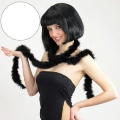 BOA DI MARABOUT ECONOMICO BIANCO LUNGH.CM. 180