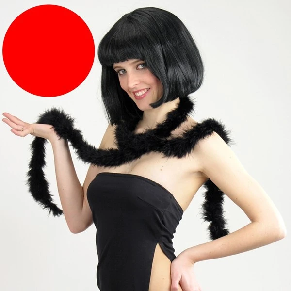 BOA DI MARABOUT ECONOMICO ROSSO LUNGH.CM. 180 3 BOA DI MARABOUT ECONOMICO ROSSO LUNGH.CM. 180