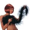 BOA DI PIUME DI STRUZZO LUSSO NERO LUNGH.CM.200 -Pelatelli boa di piume di struzzo lusso nero lunghcm200