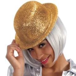 BOMBETTA CON GLITTER ORO