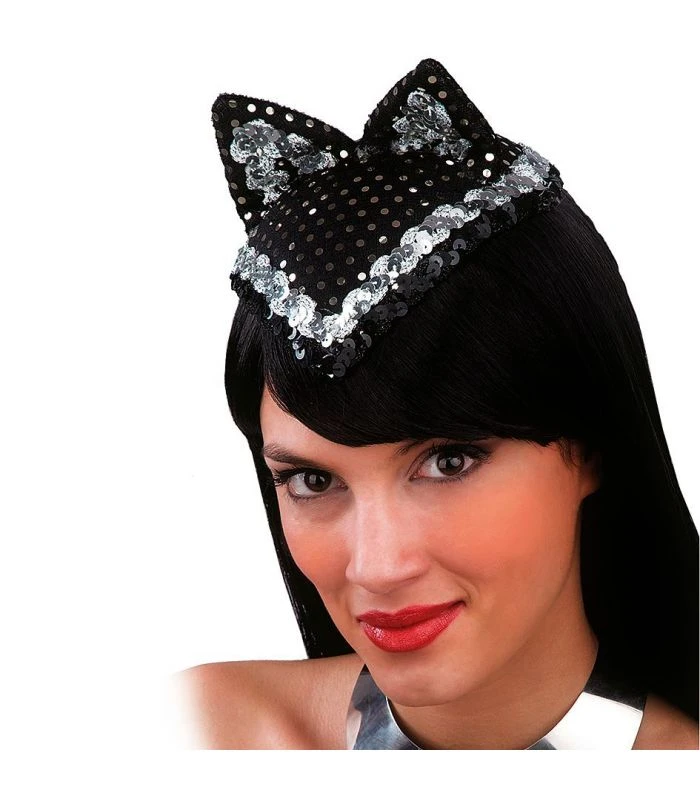 Calotta Gattina In Tessuto E Paillettes 3 Calotta Gattina In Tessuto E Paillettes