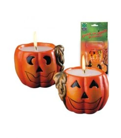 CANDELA ZUCCA IN CERAMICA MOD.ASS. H.CM.4,5 IN BLISTER