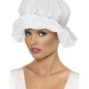 CAPPELLINO BIANCO IN COTONE CON LACCETTO -Pelatelli cappellino bianco in cotone con laccetto