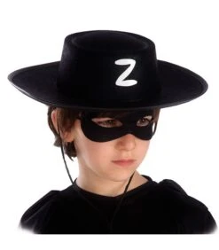 Cappello Cavaliere Nero Bimbo In Feltro