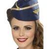 CAPPELLO DA HOSTESS BLU E ORO -Pelatelli cappello da hostess blu e oro