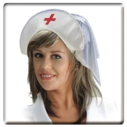 CAPPELLO INFERMIERA IN TESSUTO