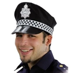 CAPPELLO POLIZIOTTO IN TESSUTO