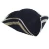 CAPPELLO TRICORNO CON BORDINO ORO