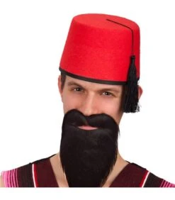 Cappello Turco In Feltro Rosso