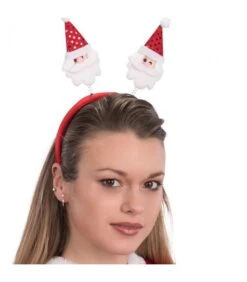 Cerchietto Babbi Natale In Paillettes