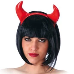 CERCHIETTO DIAVOLO IN VINILE .