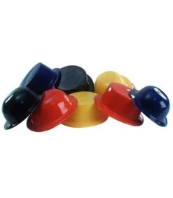 Cilindro E Bombetta Col. Ass. In Plastica