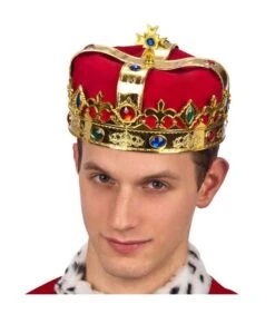 Copricapo Re Lusso In Velluto