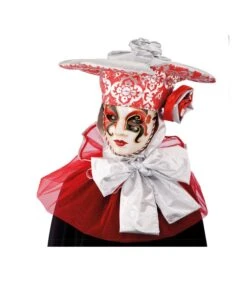 COPRICAPO VENEZIANO ROSSO