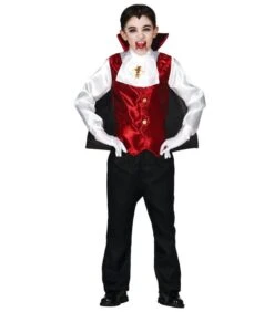 COSTUME BAMBINO CONTE DRACULA 5-6 ANNI