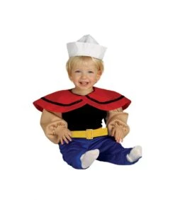 COSTUME BRACCIO DI FERRO BABY 6-12 MESI