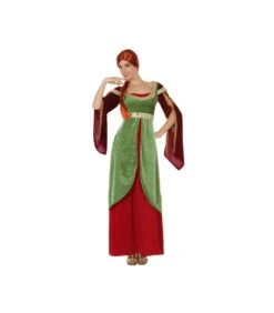COSTUME DAMA MEDIEVALE VERDE