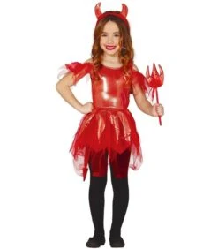 COSTUME DIAVOLESSA BIMBA 5-6 ANNI