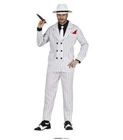 Costume Gangster Bianco
