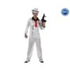 COSTUME GANGSTER BIANCO A RIGHE -Pelatelli costume gangster bianco a righe
