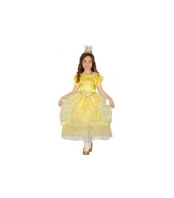 COSTUME PRINCIPESSA GIALLA 5/6 ANNI
