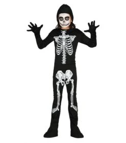 COSTUME SCHELETRO BAMBINO 5/6 ANNI