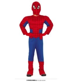 Costume Spiderman Muscoloso 7-9 Anni
