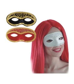 DOMINO SCAMOSCIATO Con PASSAMANERIA E GUARNIZIONI Colori Assortiti