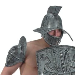 Elmo Gladiatore Con Coprispalla