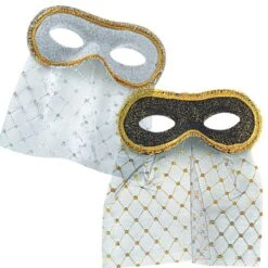 FARFALLA SCAMOSCIATA BRILLE' Con PASSAMANERIA E BAUTTA LAMINATA Colori Assortiti