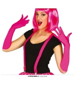 Guanti Fuxia 45 Cm