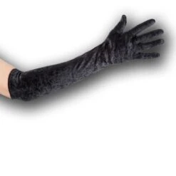 GUANTI IN CINIGLIA NERI L.CM.50