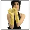 GUANTI ORO CON PAILLETTES -Pelatelli guanti oro con paillettes