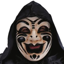 MASCHERA AFRO DONNA IN CARTAPESTA