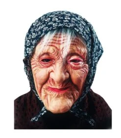 Maschera Befana In Lattice Fazzoletto E Capelli