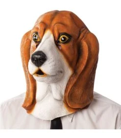 Maschera Cane Basset Hound In Lattice
