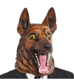 Maschera Cane Pastore Tedesco In Lattice