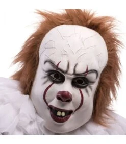 Maschera Clown Horror In Lattice Capelli