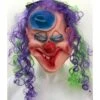 MASCHERA CLOWN HORROR VIOLA VERDE 2 MASCHERA CLOWN HORROR VIOLA VERDE -Pelatelli maschera clown horror viola verde