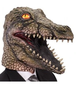 Maschera Coccodrillo In Lattice