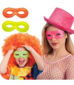 Maschera Fluo In Tessuto Col.ass.