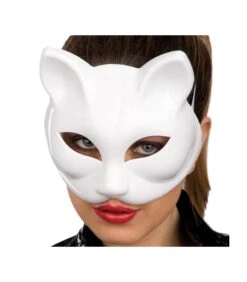 MASCHERA GATTO BIANCO