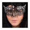 MASCHERA IN METALLO CON STRASS -Pelatelli maschera in metallo con strass