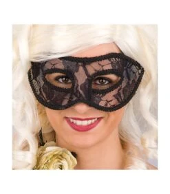 MASCHERA IN PLASTICA RIGIDA NERA