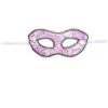 Maschera In Plastica Rigida Pizzo Viola E Strass -Pelatelli maschera in plastica rigida pizzo viola e strass