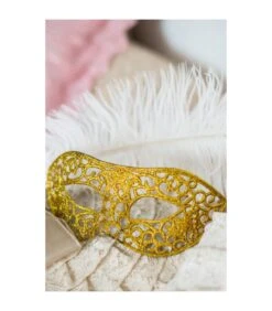 MASCHERA INTAGLIATA ORO -Pelatelli maschera intagliata oro 2